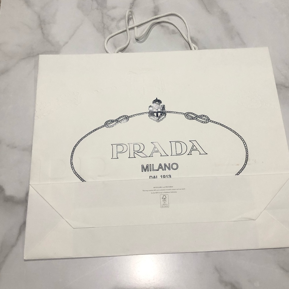 Prada Gift Bag Used View 3